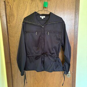 St John Satin Black Jacket